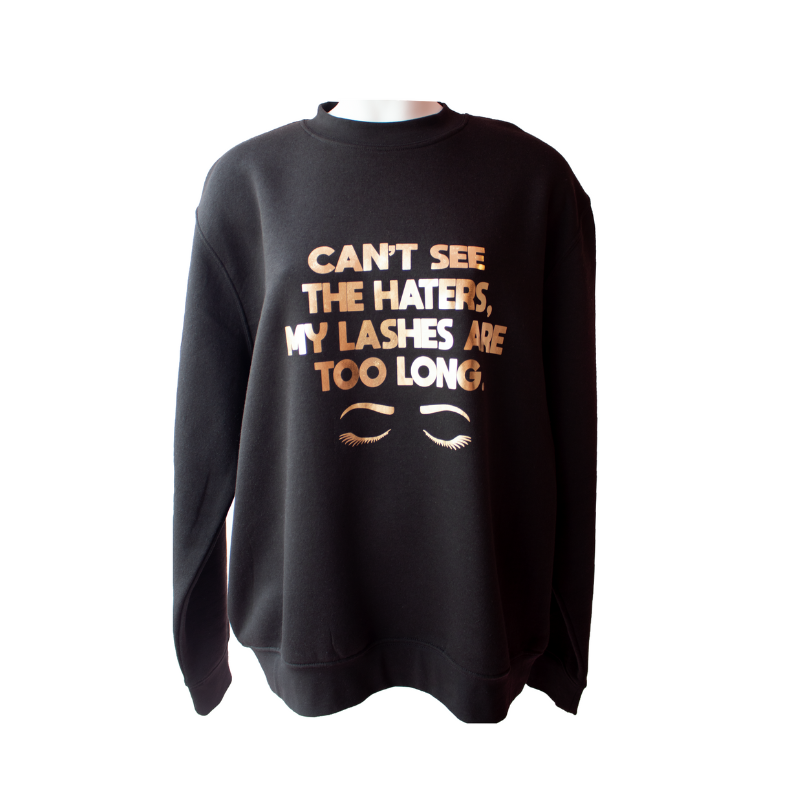 Sweatshirt MADAMI - Can´t see the haters my lashes are too long