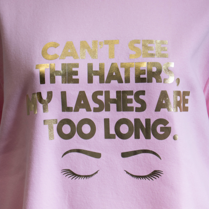 Sweatshirt MADAMI - Can´t see the haters my lashes are too long