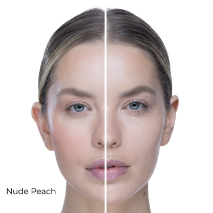 KIT Satin Creamy Blush + Pincel de Base